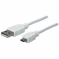 CABLE USB - MICRO USB 1.8MT 2.0 BLANCO 324069