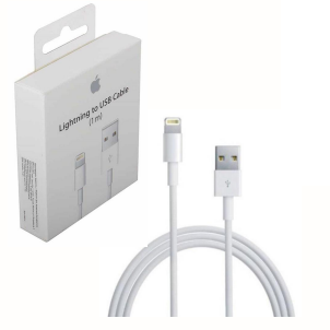 CABLE USB - LIGHTNING ORIGINAL 2 MT BLANCO