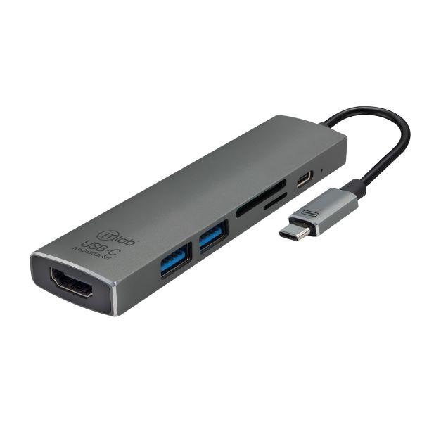 ADAPTADOR USB-C A HDMI+USB3.0*2+SD+TF+PD 8863