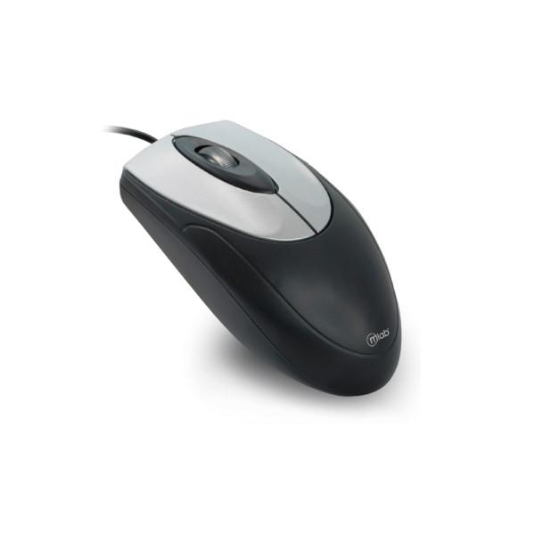 MOUSE 8346 SILVER/NEGRO