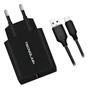 Cargador 220V-Usb 3.0 Negro C/Cable Tl046 Bk Cod-30911