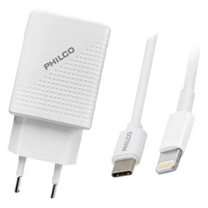 Cargador 220V 3.0 Usb-C C/Cable Lightning Qc624 Cod-31332