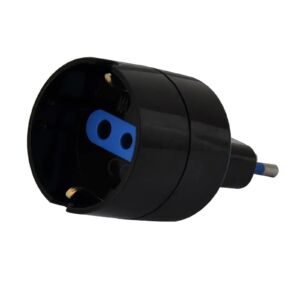 Adaptador Schuko 10A 250V/ 2P+T/2200W Me-1109N Cod-31764