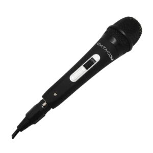 Microfono Basico C/N Cable Negro Cod-32538