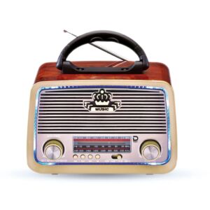 Radio Retro 469628 Fm/Am/Sw Recargable Cod-32691