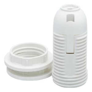 Porta Lampara  Blanco E27 C/Rosca 250V 10A