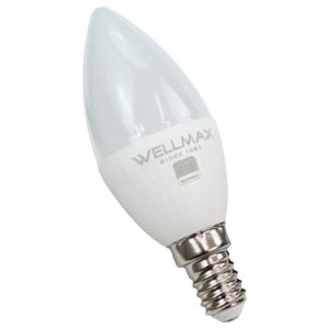 Ampolleta Vela Led E14 06W C37