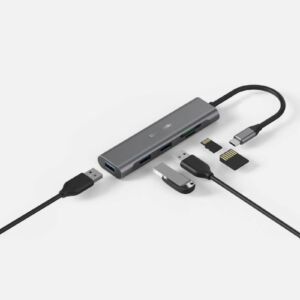 Hub Usb-C 5-1 3Xusb +Tfd+Sd Cod-36052