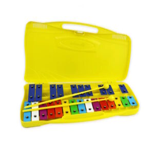 METALOFONO 25 NOTAS CROMÁTICO AMARILLO